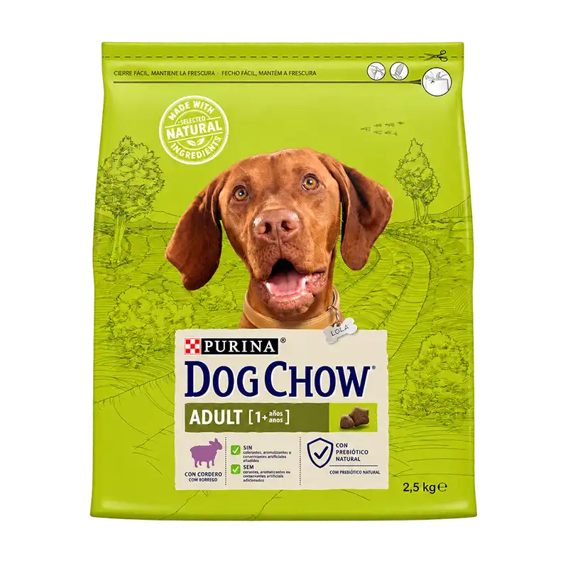 DogChow Adulto Cordero 2.5 kg