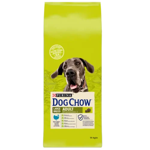 DogChow Adulto Razas Grandes Pavo 14kg