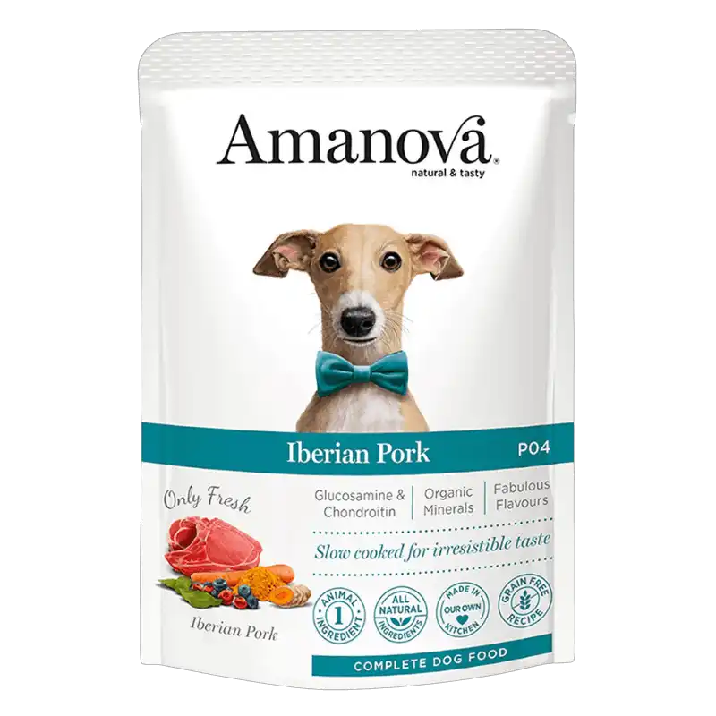 pienso natural perros Amanova cerdo deluxe