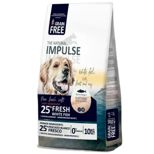 pienso natural perros IMPULSE Fish 10kg