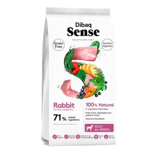 pienso perros Dibaq sense grain free dog rabbit 10kg