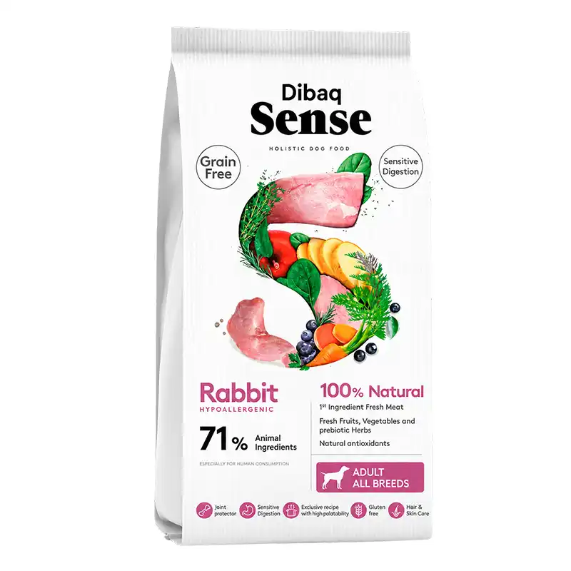 pienso perros Dibaq sense grain free dog rabbit 10kg